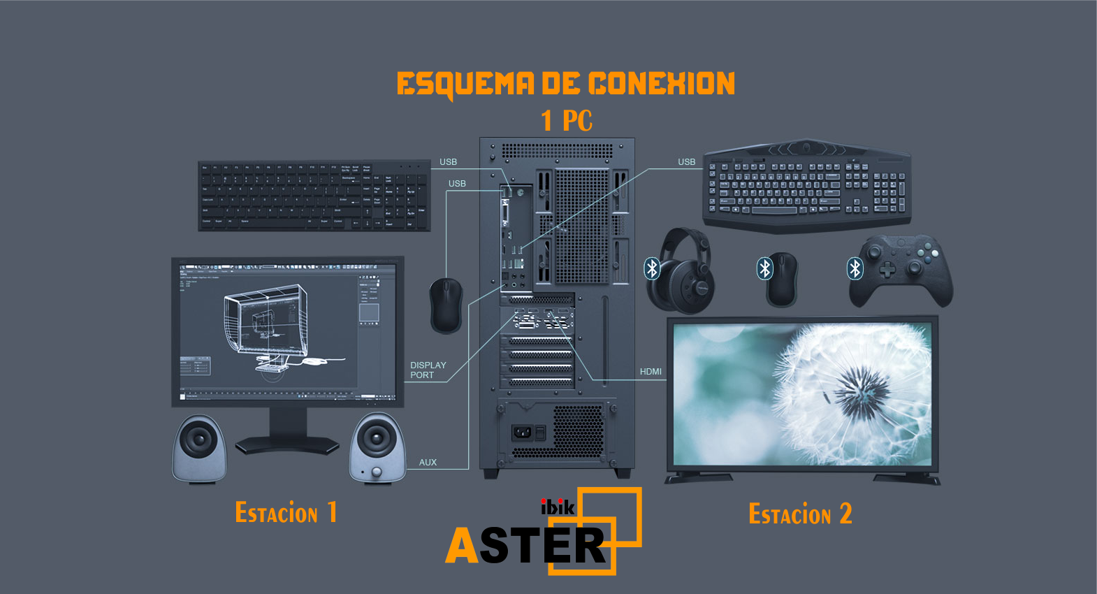 Aster Multi Computer Setup ASTER Software multiusuario (Mutiseat) para MS Windows XP / 7 / 8 / 10